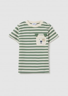 OVS βρεφικό T-shirt με τσέπη στο στήθος - 002199477 Πράσινο