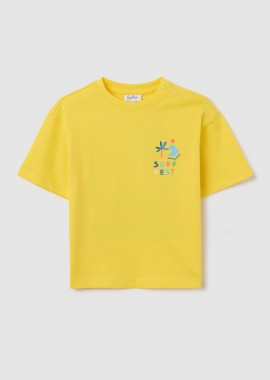 OVS βρεφικό T-shirt με print Regular Fit - 002279903 Κίτρινο