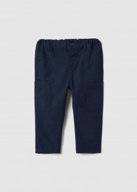 OVS KIDS - OVS βρεφικό παντελόνι cargo με ελαστική μέση Regular Fit - 002566098 Μπλε Σκούρο