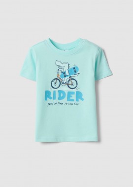 OVS βρεφικό T-shirt με print Regular Fit - 002564470 Μπλε