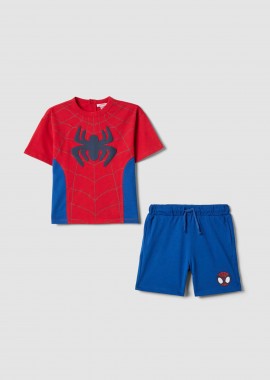 OVS βρεφικό σετ Τ-shirt και βερμούδα Regular Fit (2 τεμάχια) - 002686584 Κόκκινο