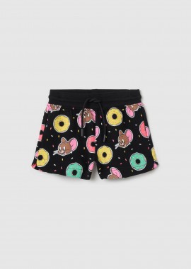 OVS KIDS - OVS παιδικό σορτς με all-over print και ελαστική μέση - 002246306 Μαύρο