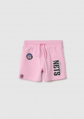 OVS παιδικό σορτς με NBA print - 002261332 Ροζ