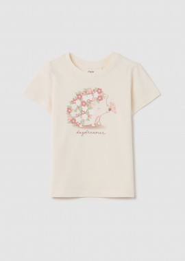 OVS KIDS - OVS παιδικό T-shirt με print - 002265178 Λευκό