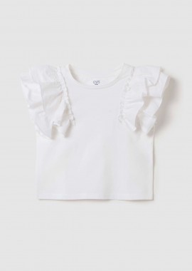 OVS KIDS - OVS παιδική αμάνικη μπλούζα μονόχρωμη Regular Fit - 002356944 Λευκό