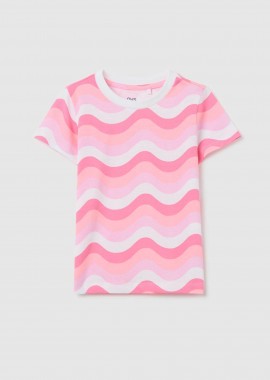 OVS KIDS - OVS παιδική μπλούζα με all-over print Regular Fit - 002265220 Ροζ