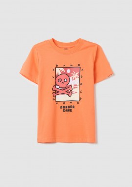 OVS KIDS - OVS παιδικό T-shirt με print Regular Fit - 002269082 Πορτοκαλί