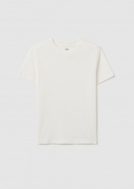 OVS KIDS - OVS παιδικό T-shirt μονόχρωμο Regular Fit - 002262583 Λευκό