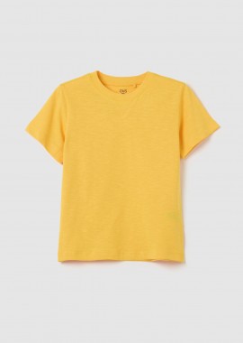 OVS KIDS - OVS παιδικό T-shirt μονόχρωμο Regular Fit - 002262597 Κίτρινο