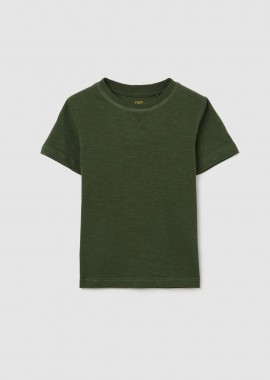 OVS παιδικό T-shirt μονόχρωμο Regular Fit - 002262604 Πράσινο