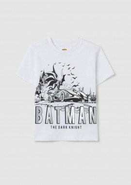 OVS παιδικό T-shirt με print Regular Fit - 002269484 Λευκό