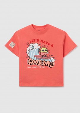 OVS KIDS - OVS παιδικό T-shirt με print Regular Fit - 002269110 Ροζ Ανοιχτό