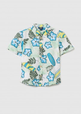 OVS παιδικό πουκάμισο με all-over print Regular Fit - 002273179 Πολύχρωμο
