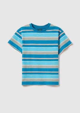 OVS KIDS - OVS παιδικό T-shirt με ριγέ σχέδιο Regular Fit - 002269187 Μπλε
