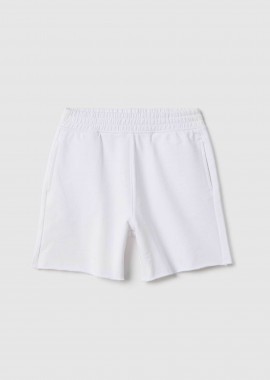 OVS παιδική βερμούδα μονόχρωμη Regular Fit - 002573631 Λευκό