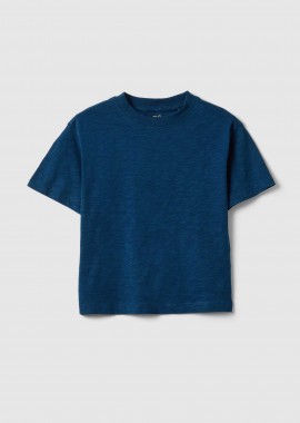 OVS KIDS - OVS παιδικό T-shirt μονόχρωμο Οversized Fit - 002573708 Μπλε Σκούρο