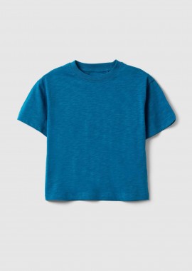 OVS KIDS - OVS παιδικό T-shirt μονόχρωμο Οversized Fit - 002573722 Μπλε Σκούρο
