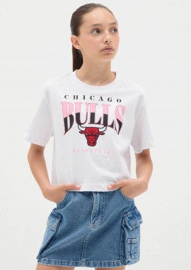 OVS KIDS - OVS παιδική μπλούζα με print Relaxed Fit - 002258198 Λευκό