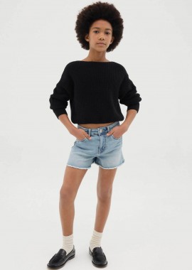 OVS παιδικό denim σορτς Regular Fit - 002264630 Denim Blue