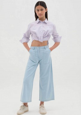 OVS παιδικό τζιν παντελόνι Wide Leg - 002264645 Denim Blue