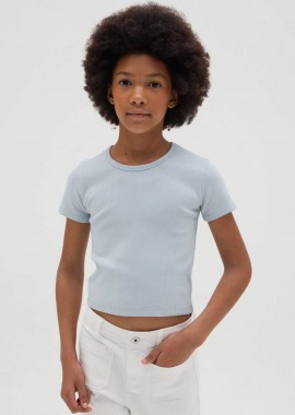 OVS KIDS - OVS παιδικό T-shirt μονόχρωμο Regular Fit - 002362515 Μπλε Ανοιχτό