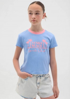 OVS παιδικό T-shirt με print Regular Fit - 002362560 Γαλάζιο