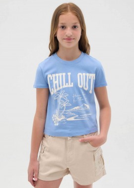 OVS KIDS - OVS παιδικό T-shirt με print Regular Fit - 002362525 Γαλάζιο