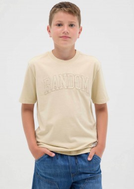OVS KIDS - OVS παιδικό T-shirt με ανάγλυφο logo Regular Fit - 002301152 Μπεζ