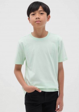 OVS KIDS - OVS παιδικό T-shirt με ανάγλυφο logo Regular Fit - 002301315 Πετρόλ