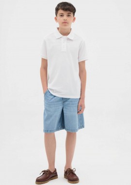 OVS παιδική denim βερμούδα Regular Fit - 002311969 Denim Blue