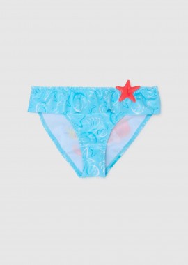 OVS παιδικό μαγιό μπικίνι σλιπ με Ariel and Flounder print - 002199872 Γαλάζιο