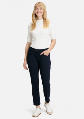 Betty Barclay γυναικείο cropped παντελόνι Slim Fit - 6818/2518 Μπλε Σκούρο