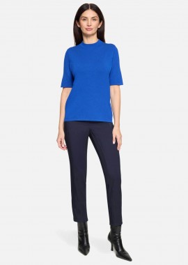 Betty Barclay γυναικείο ψηλόμεσο παντελόνι stretch - 6815/1080 Μπλε Σκούρο