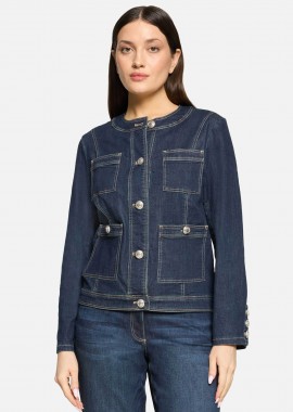 BETTY BARCLAY - Betty Barclay γυναικείο denim jacket - 4721/1831 Denim Blue Σκούρο