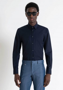 Antony Morato ανδρικό πουκάμισο μονόχρωμο Slim Fit 