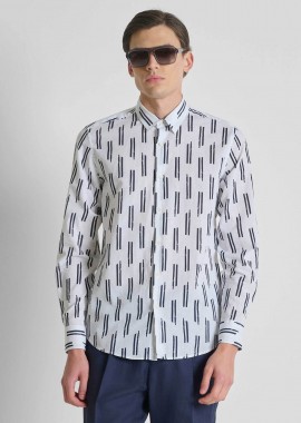 ANTONY MORATO - Antony Morato ανδρικό πουκάμισο με print Regular Fit