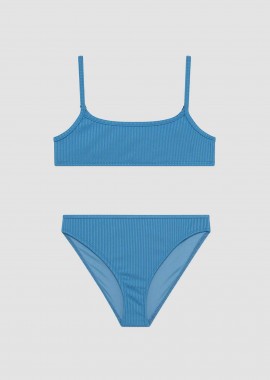 MINERVA - Minerva σετ παιδικό μαγιό ribbed bralette