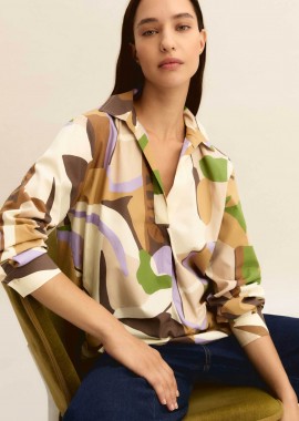EMME - Emme by Marella γυναικεία μπλούζα με all-over print