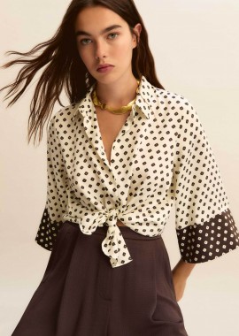 EMME - Emme by Marella γυναικείο πουκάμισο με all-over print
