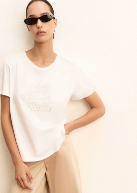 Emme by Marella γυναικείο Τ-shirt με παγιέτα 