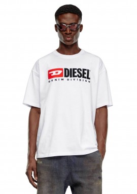 DIESEL - Diesel ανδρικό T-shirt με λογότυπο Relaxed Fit