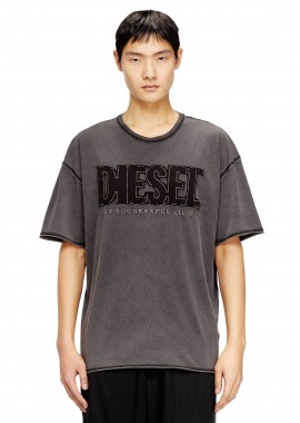 Diesel ανδρικό T-shirt με λογότυπο Relaxed Fit 
