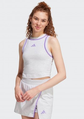 ADIDAS - Adidas γυναικεία μπλούζα αμάνικη Slim Fit