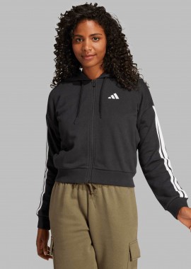ADIDAS - Adidas γυναικεία ζακέτα φούτερ με κουκούλα Regular Fit