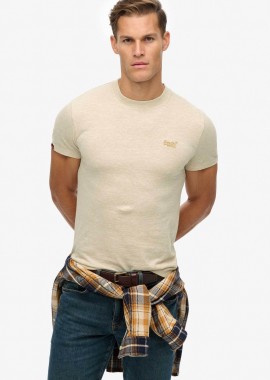Superdry ανδρικό T-shirt με κεντημένο λογότυπο Slim Fit 