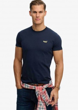 SUPERDRY & CO - Superdry ανδρικό T-shirt με κεντημένο λογότυπο Slim Fit