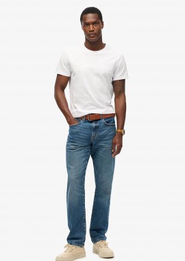Superdry ανδρικό τζιν παντελόνι πεντάτσεπο Slim Straight Fit 