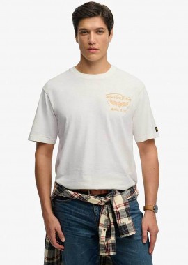Superdry ανδρικό T-shirt με print Loose Fit 