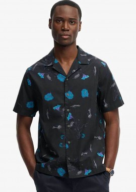 SUPERDRY & CO - Superdry ανδρικό κοντομάνικο πουκάμισο με all-over print Relaxed Fit