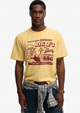Superdry ανδρικό T-shirt με print Loose Fit 